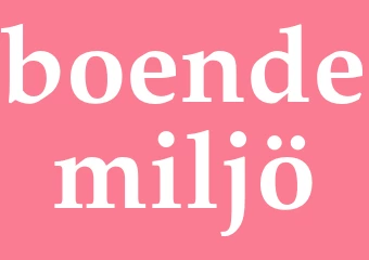 Synonym boendemiljö