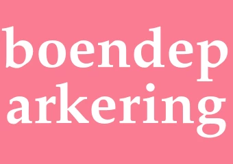 Synonym boendeparkering