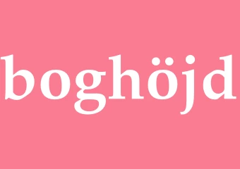 Synonym boghöjd