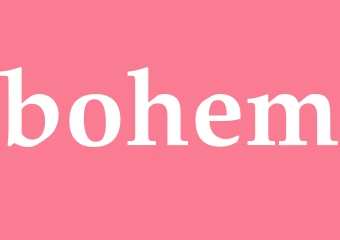 Synonym bohem