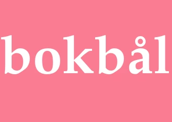 Synonym bokbål