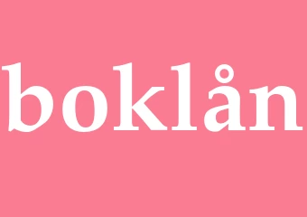 Synonym boklån