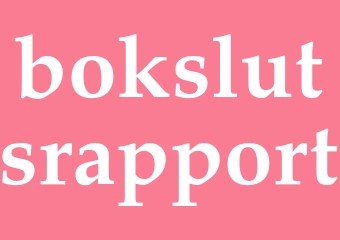 Synonym bokslutsrapport