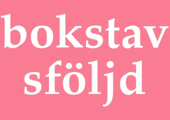 Synonym bokstavsföljd