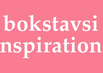 Synonym bokstavsinspiration