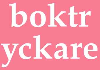 Synonym boktryckare