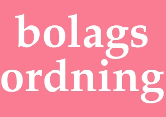 Synonym bolagsordning