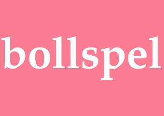 Synonym bollspel