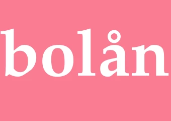 Synonym bolån