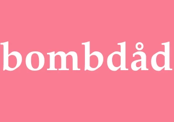 Synonym bombdåd