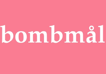 Synonym bombmål