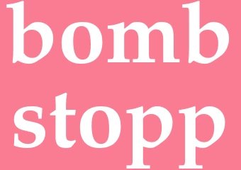 Synonym bombstopp