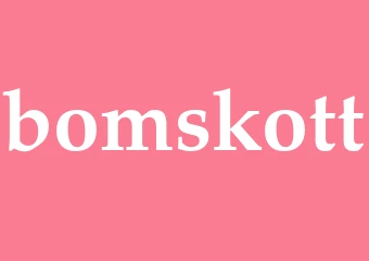 Synonym bomskott