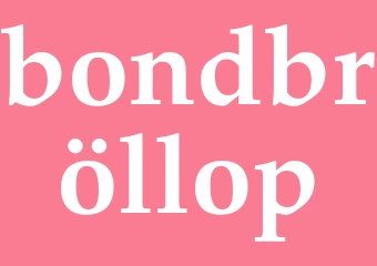 Synonym bondbröllop