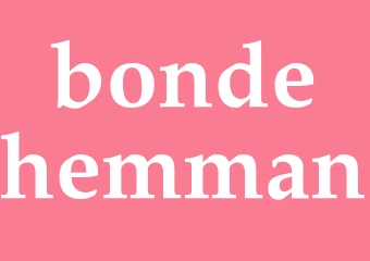Synonym bondehemman