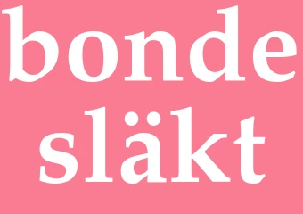 Synonym bondesläkt