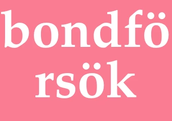 Synonym bondförsök