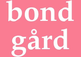 Synonym bondgård