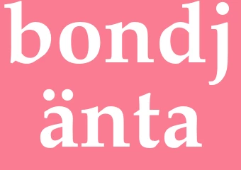 Synonym bondjänta