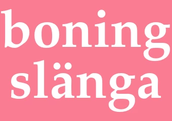 Synonym boningslänga