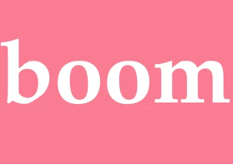 Synonym boom