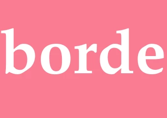 Synonym borde