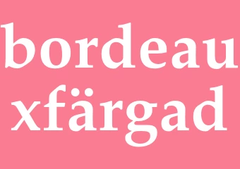 Synonym bordeauxfärgad