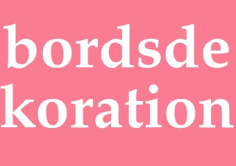 Synonym bordsdekoration