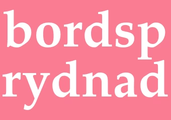 Synonym bordsprydnad