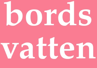 Synonym bordsvatten