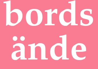 Synonym bordsände