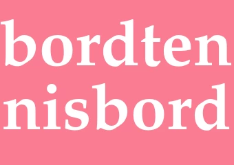 Synonym bordtennisbord