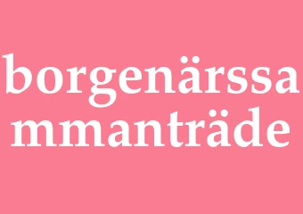 Synonym borgenärssammanträde