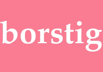 Synonym borstig