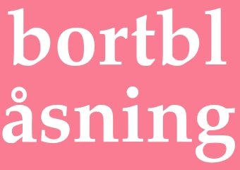 Synonym bortblåsning