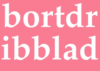 Synonym bortdribblad
