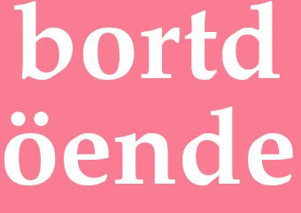 Synonym bortdöende