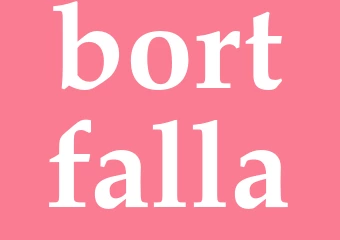 Synonym bortfalla