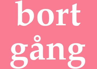 Synonym bortgång