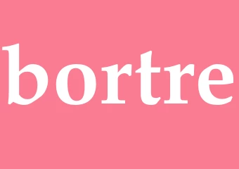 Synonym bortre