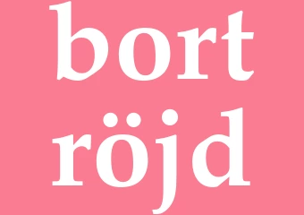 Synonym bortröjd