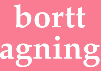 Synonym borttagning