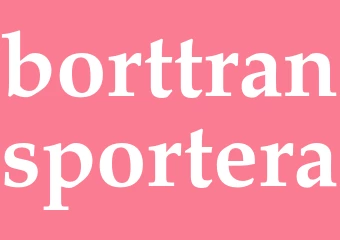 Synonym borttransportera