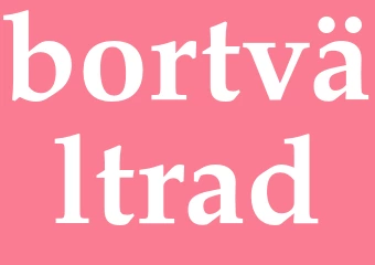 Synonym bortvältrad
