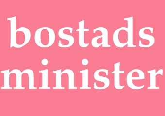 Synonym bostadsminister