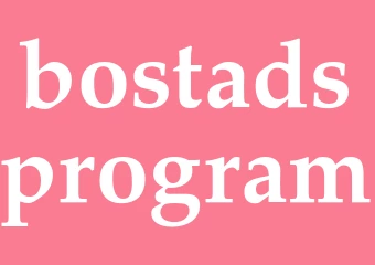 Synonym bostadsprogram