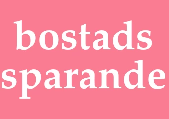 Synonym bostadssparande