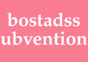 Synonym bostadssubvention