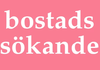 Synonym bostadssökande