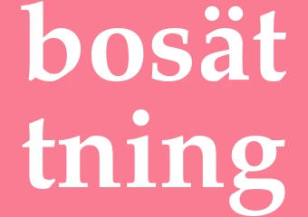 Synonym bosättning